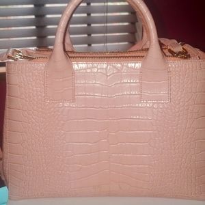 Teddy Blake Bella purse in Croco light pink💗